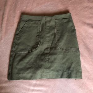 Green Shift Skirt